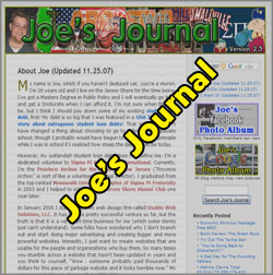 Joe's Journal